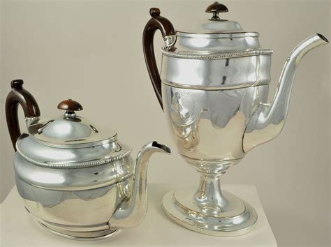 Old Sheffield Silver Plate Coffee And Tea Pot 1810 Tea Pots Sheffield