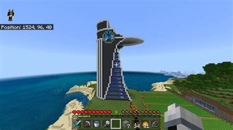 I Built The Avengers Tower In My Survival World Minecraft Minecraft