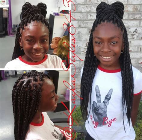 Easy 11 Box Braids Hairstyles for Kids | New Natural ...