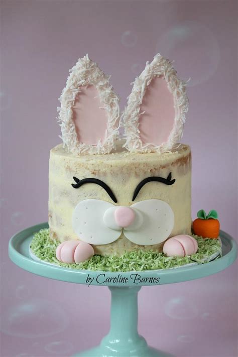 Naked Easter Bunny Cake Decorated Cake By Love Cake CakesDecor
