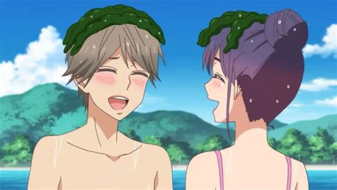shinyomiya and kae s new fashionable seaweed accessories friend anime anime anime friendship
