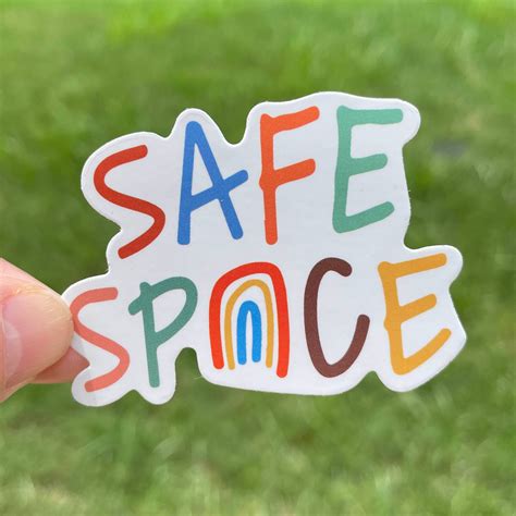 Rainbow Safe Space Stickers 25 Random Pack Rainbow Pride Etsy