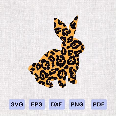Leopard Rabbit Svg Cutting File Leopard Rabbit SVG Svg Files - Etsy