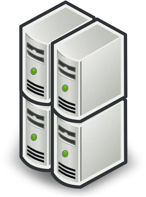 Servers Icon Png Black Illustration Computer Servers Computer Icons