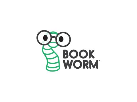 Thirty Day Logo Challenge 14 Bookworm By Patrick Davis On Dribbble