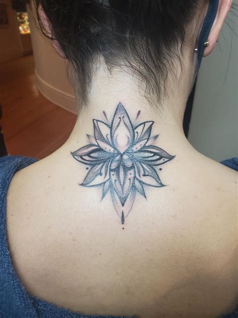 Cover Up With Lotus Flower Done By Jodi At Fts Gallery In Stratford Ct