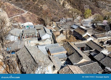 Chuandixia Hebei Province China Tiled Roofs In This Ancient Ming