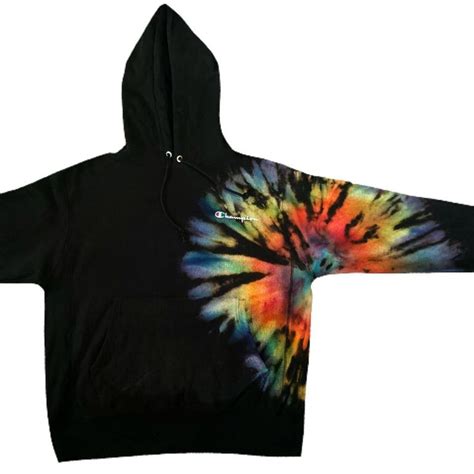 Art Made This Custom Tie Dye Champion Hoodie The Other Day ️