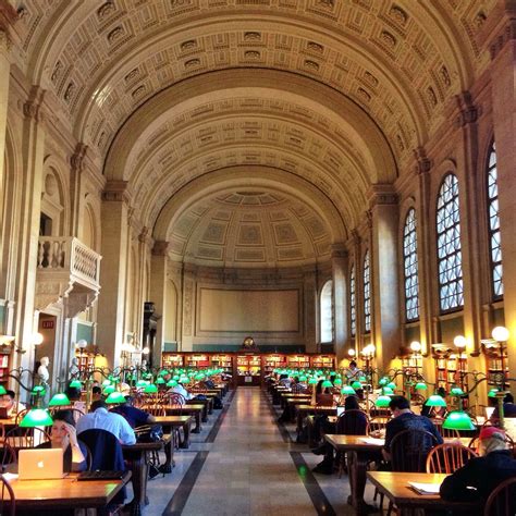 Boston Public Library Reading Room The Reading Room In The Flickr