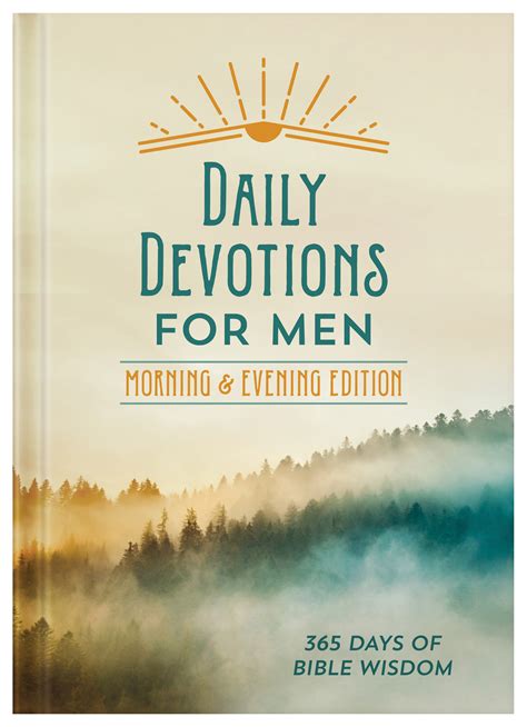 Daily Devotions For Men Morning Evening Edition 365 Days Of Bible