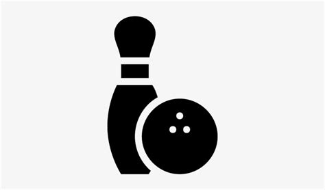 Bowling Pin And Ball Vector Bowling Pin And Ball Silhouette