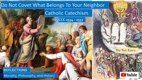 Catholic Catechism Thou Shalt Not Covet Thy Neighbors Possessions Ccc