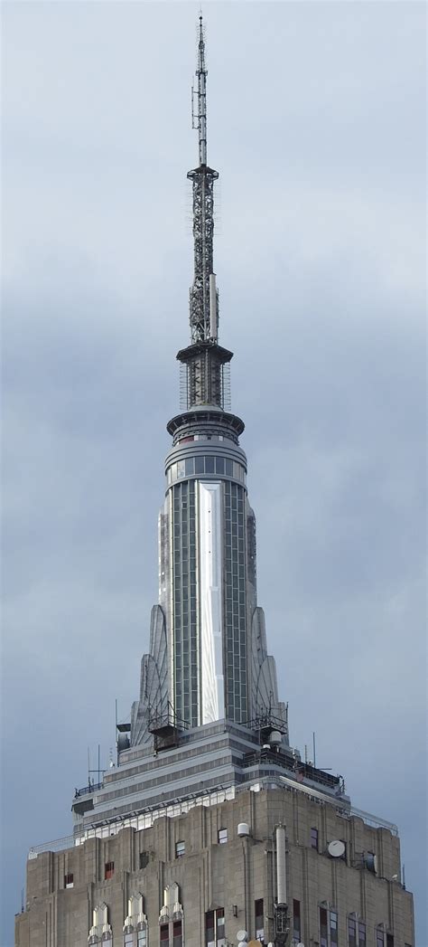 The Empire State Buildings Art Deco Spire Gets Restored Core77