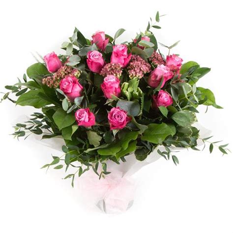 Dozen Long Stemmed Pink Roses Louises Flower Boutique Florist Addle