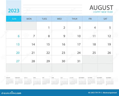 Kalenderjahr 2023 Vorlage Ekelplaner Design Planer Einfache