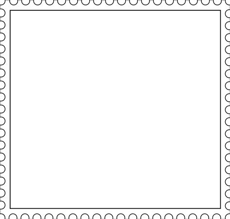 Stamp frame border 3 - Photopublicdomain.com