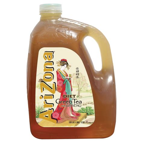 Arizona Diet Green Tea With Ginseng 128 Oz Shipt
