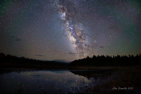 Milky Way Over A1 Lake Astronomy Magazine Interactive Star Charts