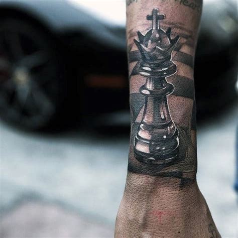 60 Epic King Chess Piece Tattoo Designs For Men 2023 Guide