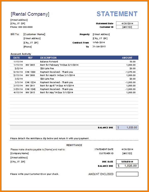 28 Medical Billing Statement Template In 2020 Statement Template