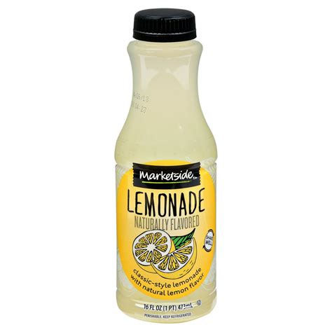 Marketside Naturally Flavored Lemonade 16 Fl Oz
