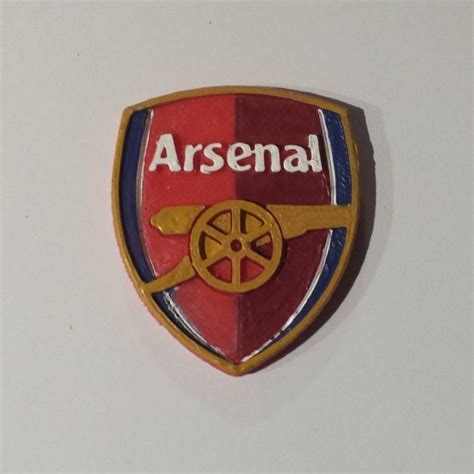 I made the logo of my favorite team arsenal.go gunners!outlines done with corel painter xi, the rest of it in photoshop cs5. 3D Printable FC Arsenal London - Logo by Chris Schneider