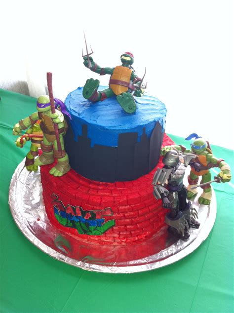 8 pineapple cake with pineapple cream filling. Teenage Mutant Ninja Turtle Cake (With images) | Teenage ...