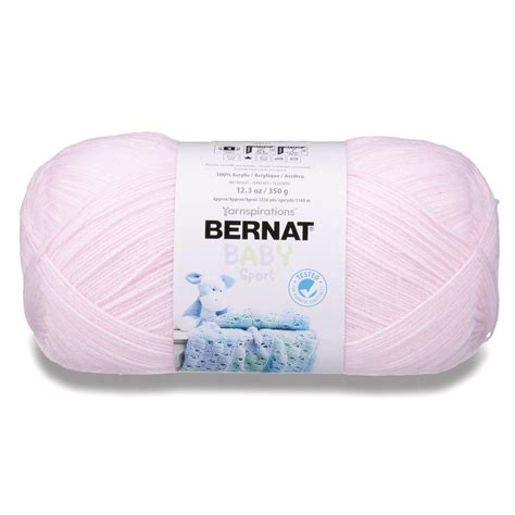 Bernat Baby Sport 3 Dk Acrylic Yarn Baby Pink 105oz300g 1077 Yards