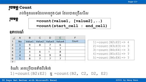 21 How To Use Count Formula In Excel Speak Khmer Tosreanme