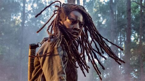 The Heat Is On Michonne In This First Photo From The Walking Dead