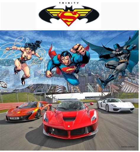 Wonder Woman Mclaren P1 Superman Ferrari La Ferraribatman Porsche