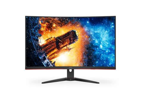 Aoc Cq32g2e 32 Qhd 144hz Curved Gaming Monitor Black And Red Buy