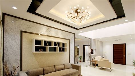 Simple False Ceiling Designs For Living Room In Flats Baci Living Room