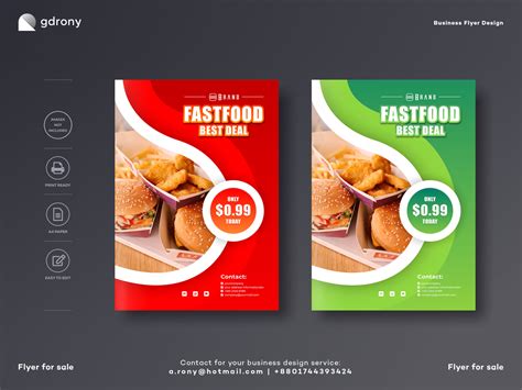 Food Offer Flyer Design By Logolands Design Agency On Dribbble