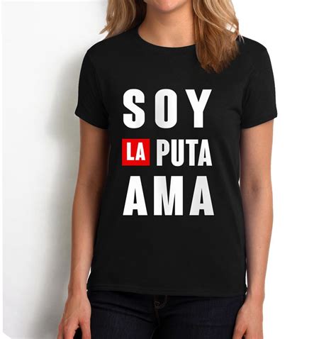 Polera Soy La Puta Ama Golden Store Chile