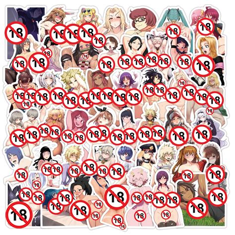 Exquisite 10 30 50 100Pcs Adult Anime Sexy Waifu Hentai Stickers