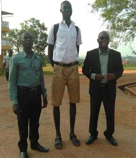 More Photos Of The Tallest Man In Ghana From Swedru Who Is Just Ys Old GhPage