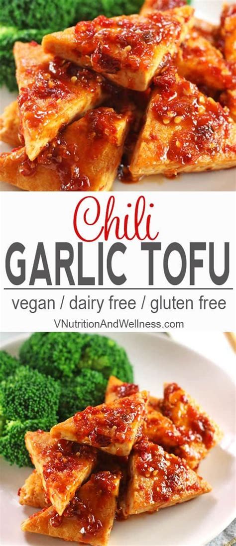 Drain chicken, discarding marinade in bag. Tofu in Chili Garlic Sauce | Recipe | Tofu, Vegetarian ...