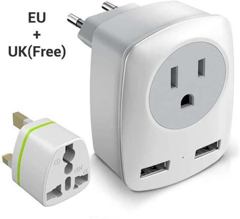 european travel plug adapter europe uk power outlet converter for england ire ebay