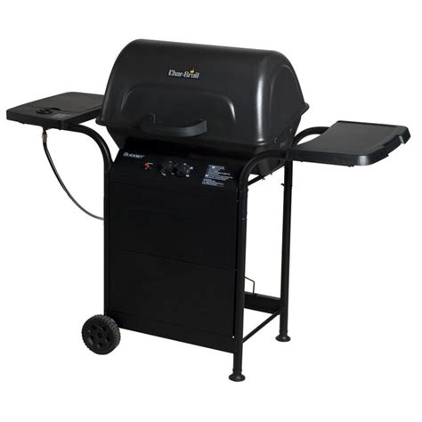 Char Broil 375t Quickset 2 Burner Liquid Propane Gas Grill With 1 Side