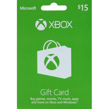 Buy the latest games, map packs, music, movies, tv shows and more.* and on xbox one, buy and download full blockbuster games the day they hit retail shelves. Xbox $15 Gift Card - Walmart.com - Walmart.com