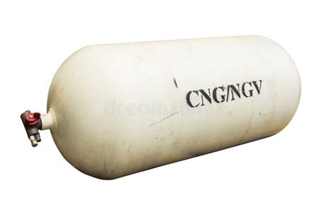 Ngv Gas Tank Isolated On White Background Stock Image Image Of