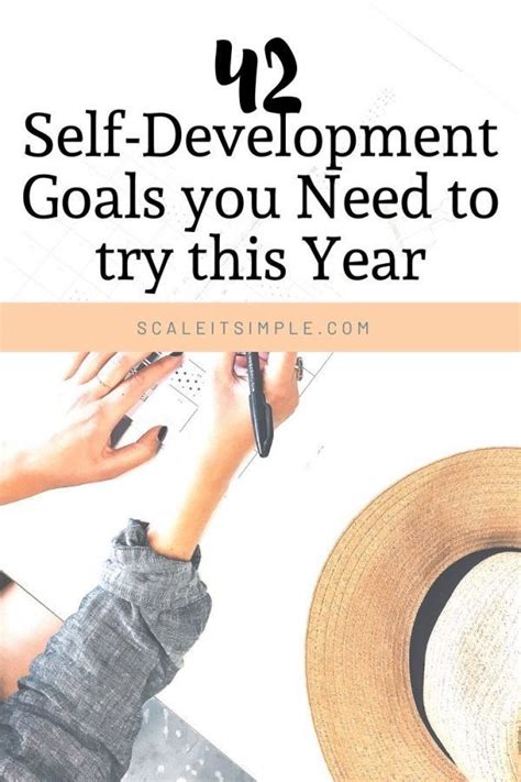 42 Self Development Goals You Need To Try This Year Scaleitsimple