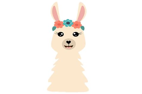 Cute Llama Svg Cut Files Png Llamas Clipart Farmhouse Clip Etsy