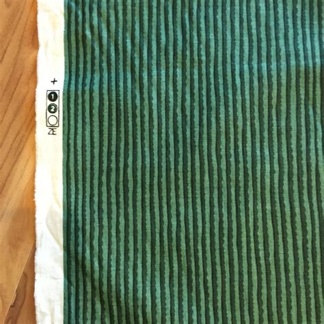 Vintage Green Striped Fabric 54 Wide Fabric Sold By Etsy