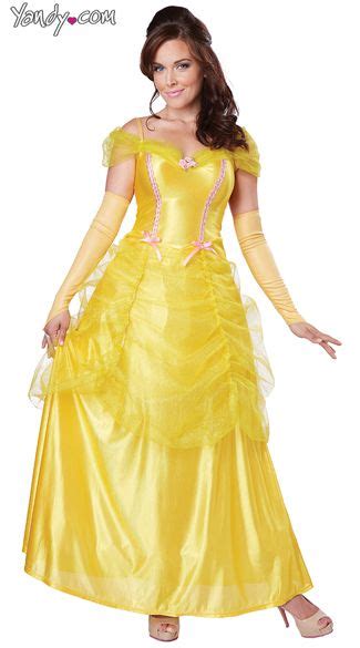 Enchanted Princess Costume Yellow Princess Costume Adult Belle