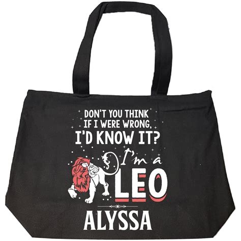 They tend to get typecast and stereotyped. Funny Leo Gift For Women With The Name Alyssa - Don't You ...
