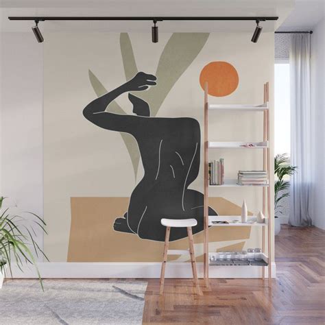 Abstract Art Nude No Mess Removable Accent Wall Mural With These Wall