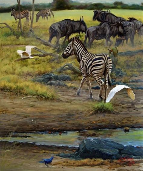 Pin By Paul Samuels On African Wildlife Art Wildlife Paintings