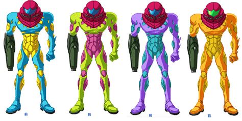 Metroid Fusion Suits By Kenji Imatake On Deviantart